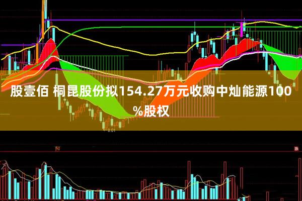 股壹佰 桐昆股份拟154.27万元收购中灿能源100%股权