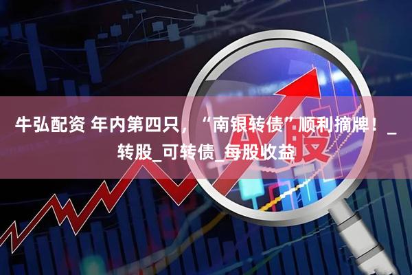牛弘配资 年内第四只，“南银转债”顺利摘牌！_转股_可转债_每股收益