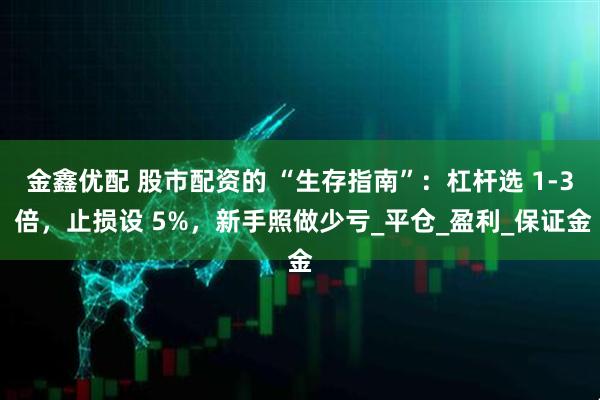 金鑫优配 股市配资的 “生存指南”：杠杆选 1-3 倍，止损设 5%，新手照做少亏_平仓_盈利_保证金