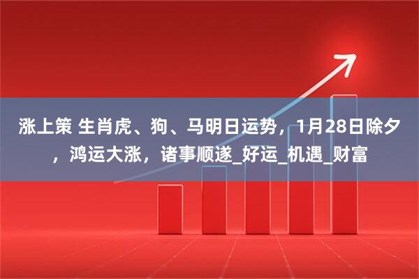 涨上策 生肖虎、狗、马明日运势，1月28日除夕，鸿运大涨，诸事顺遂_好运_机遇_财富