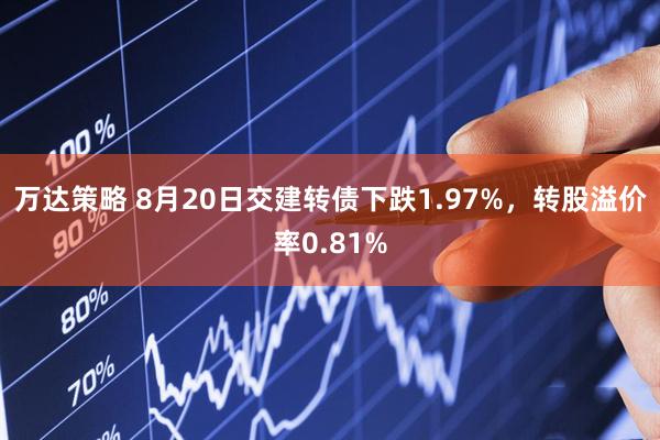 万达策略 8月20日交建转债下跌1.97%，转股溢价率0.81%