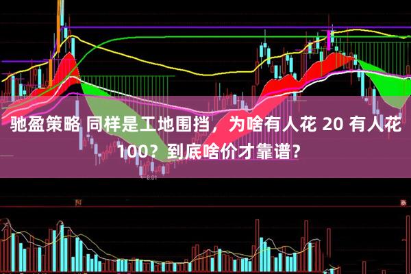 驰盈策略 同样是工地围挡，为啥有人花 20 有人花 100？到底啥价才靠谱？
